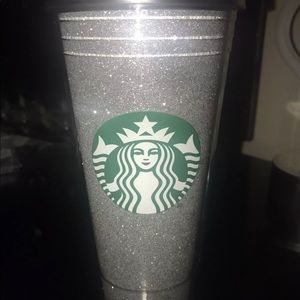 Starbucks Silver Glitter Tumbler